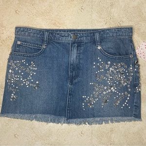 Free People Blue Cut Off Jean Shorts Denim Size 2